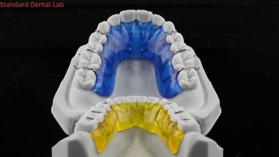 kaufen Komfortable Edelstahl Acryl Hawley Retainer Wirksame Kieferorthopädie Gerät on-line-Fertigung