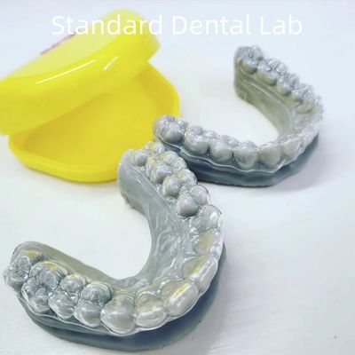 Klarer Zahn Orthodontik Halterung Hohe Ästhetik Standard Zahnlabor