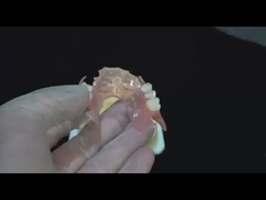 Ace Teeth Rosa/Dunkel TCS Valplast Flexible Teilpräparate für eine hohe Ästhetik Dental 3D Print Modell